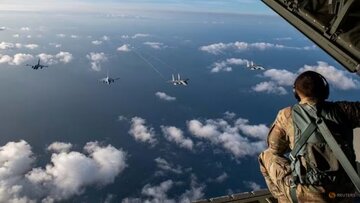 گشت هوایی مشترک فیلیپین و آمریکا بر فراز دریای جنوبی چین