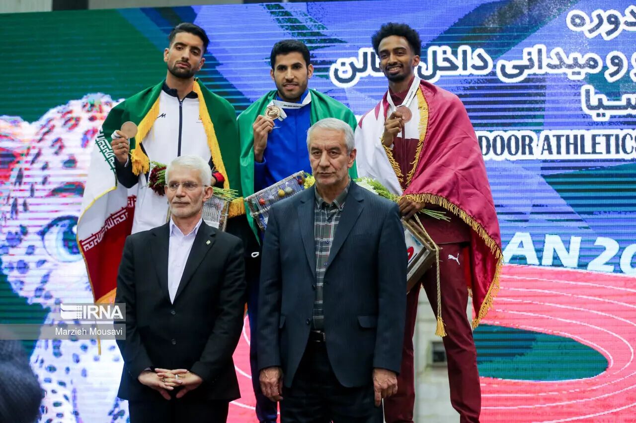 ايران تحتل المركز الرابع في بطولة ألعاب القوى الآسيوية داخل الصالة