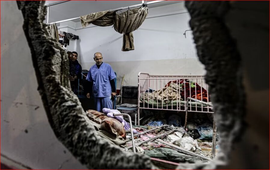 وزارة الصحة في غزة: الاحتلال الإسرائيلي حوّل مستشفی "ناصر" إلى مكرهة صحية خلال حصاره واقتحامه