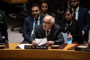 Der Vertreter Palästinas bei den Vereinten Nationen verurteilt das Veto der USA gegen die UN-Resolution für Waffenstillstand