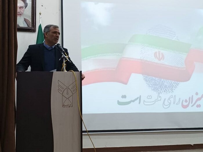 رییس دانشگاه آزاد اسلامی خراسان رضوی: شرکت در انتخابات، باعث تقویت اتحاد ملی می‌شود
