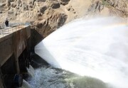 آب سد شهیدکاظمی بوکان به سمت دریاچه ارومیه رهاسازی شد + فیلم