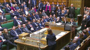 Guerra en Gaza provoca caos en el Parlamento británico