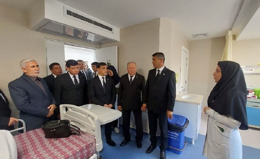 استاندار آخال ترکمنستان از ظرفیت های درمانی خراسان‌شمالی بازدید کرد
