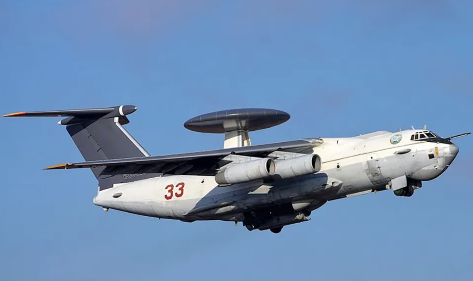 اوکراین مدعی سقوط هواپیمای آواکس A-۵۰ روسیه در شرق دریای آزوف شد + فیلم