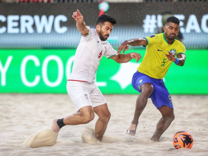 شگفتیسازی ساحلیبازان ایران تکمیل نشد؛ صعود برزیل به فینال با کامبک لحظات پایانی