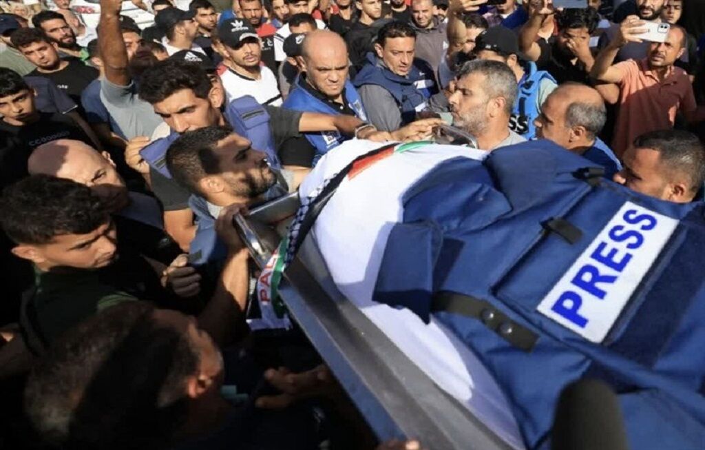 巴以冲突爆发以来 加沙地带已有超过133多名媒体工作者殉职