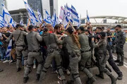 Die Verhaftung von 18 Zionisten durch die Polizei des israelischen Regimes während der Demonstrationen