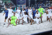 Iran’s beach soccer team finishes third in world cup