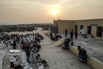 Festival del agua y sonido en el sur de Irán