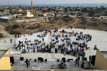 Festival del agua y sonido en el sur de Irán