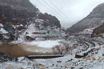 بارش برف و باران در خراسان جنوبی ادامه دارد