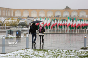 Nevadas en Isfahán