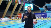 السباح الإيراني  "ساميار عبدلي" یحصد بالميدالية الذهبية في بطولة آسيا