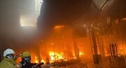 آتش‌سوزی در اربیل عراق / ۵۰ نفر آسیب دیدند