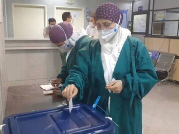 فیلم/ نسخه انتخاباتی کادر درمان یزد برای ۱۱ اسفند(۳)