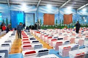 فیلم| آماده سازی ملزومات شعب اخذ رای در یزد