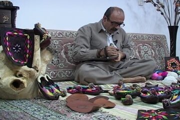 دوخت کاله سنتی شمامه‌بندی مهاباد ثبت ملی شد