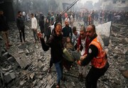 ۱۴ فلسطینی دیگر در حمله رژیم اسرائیل به نوار غزه شهید شدند + فیلم