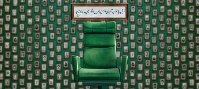 دیوارنگاره میدان ولیعصر تهران انتخاباتی شد: مراقب قالتاقها باشید