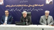 ۳۵۰۰ ناظر بر روند انتخابات در زنجان نظارت می‌کنند