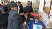 فرماندار تربت‌حیدریه: هوای سرد مانع حضور مردم پای صندوق‌های رای نشد+ فیلم