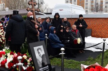 پیکر ناوالنی در مسکو به خاک سپرده شد