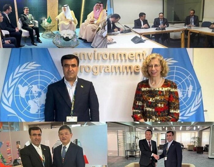 افزایش همکاری دو و چندجانبه برای حل مشکلات محیط زیستی منطقه و جهان