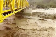 سیلاب آسیبی به پل بلپیر در مسیر فرعی نیکشهر - بنت وارد نکرد