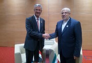 وزير النفط الايراني يبحث ونظيره العراقي في تطوير الحقول المشتركة بين البلدين