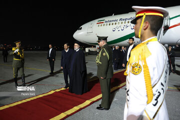 Le départ du président Raïssi vers l’Algérie