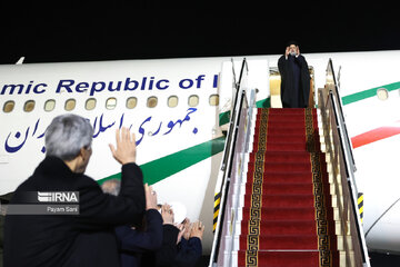 Le départ du président Raïssi vers l’Algérie