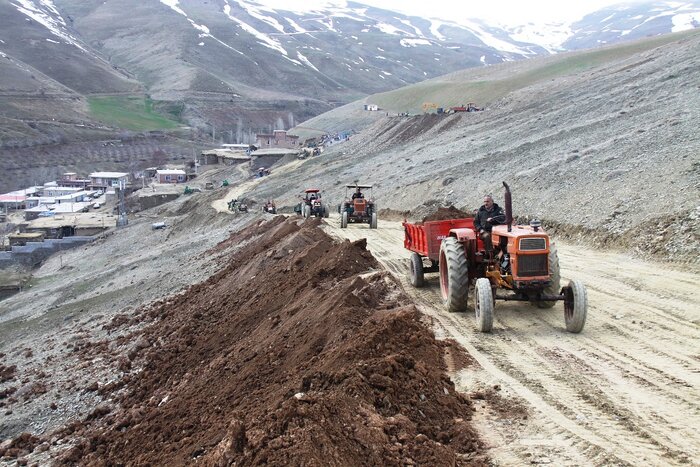 هه‌ره‌وه‌ز برای نجات یک روستای مهاباد + فیلم