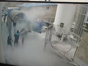 آتش‌سوزی کامیون انتقال اکسیژن در بیمارستان هاجر شهرکرد مهار شد