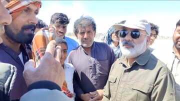 فیلم | بازدیدهای میدانی استاندار سیستان و بلوچستان از مناطق درگیر سیلاب