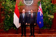 سران اندونزی و نیوزیلند بر اهمیت مشارکت راهبردی با یکدیگر تاکید کردند