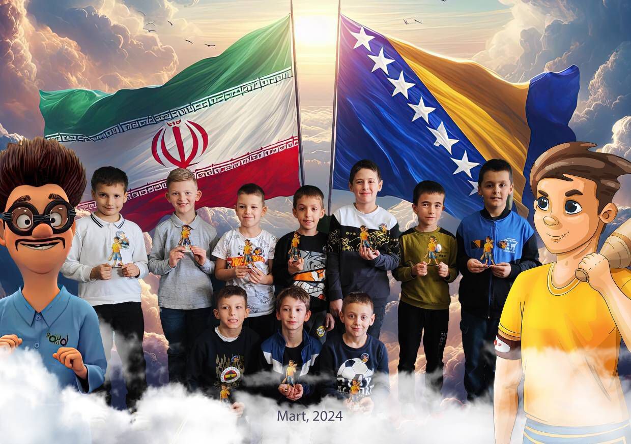 روایت قصه‌های ایرانی در هفته دوستی کودکان ایران و بوسنی