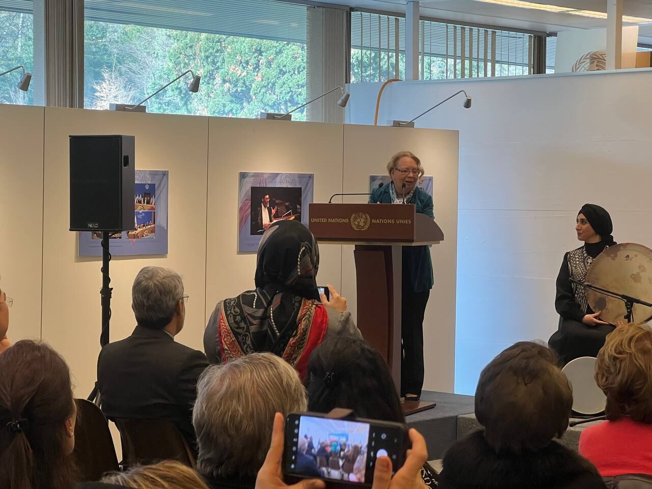 نمایشگاه فیزیکی اسناد و تصاویر «ایران و یکصد سال چندجانبه گرایی» در ژنو افتتاح شد 