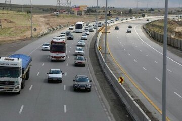 کاهش هفت درصدی تردد در راه های استان اردبیل