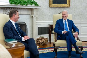 بایدن در دیدار با نخست وزیر سوئد: ناتوی قوی‌تر از همیشه است
