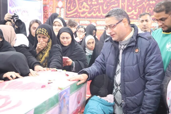 پیکر شهید مرزبانی در نهبندان تشییع شد