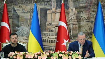 اردوغان: ترکیه به تلاش برای برقراری صلح عادلانه بین روسیه و اوکراین ادامه می‌دهد
