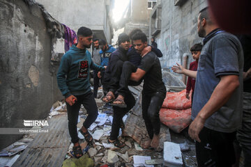 4 martyrs dans un bombardement israélien sur le quartier de Sheikh Radwan à Gaza