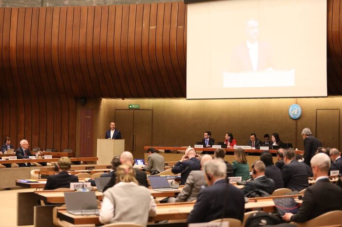 ریاست ایران بر اجلاس خلع سلاح سازمان ملل متحد