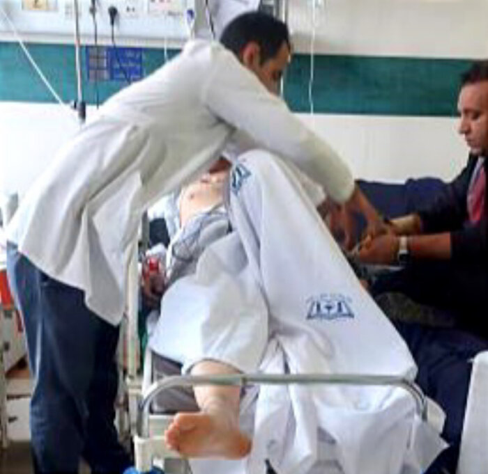 پرستار مضروب