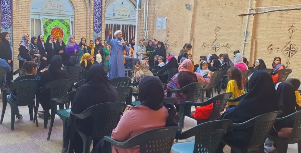 جشن پیوند مدارس و مسجد در دزفول برگزار شد
