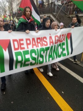 Manifestations à Paris en soutien à la résistance palestinienne et à Gaza