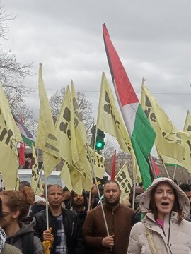 Manifestations aujourd'hui samedi 9 mars 2024 à Paris en soutien à la résistance palestinienne et à Gaza