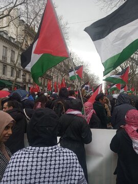 Manifestations aujourd'hui samedi 9 mars 2024 à Paris en soutien à la résistance palestinienne et à Gaza