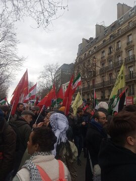 Manifestations aujourd'hui samedi 9 mars 2024 à Paris en soutien à la résistance palestinienne et à Gaza